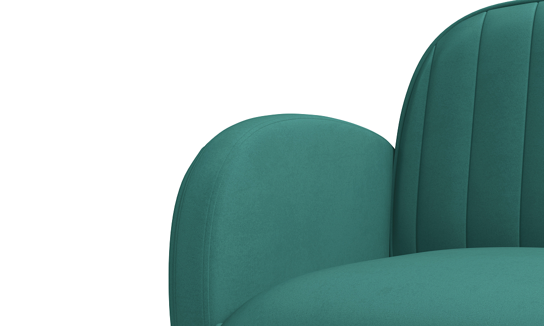 Флеминг Ф / Кресло велюр fresh изумруд